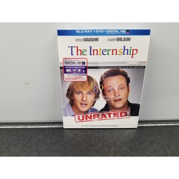 20th Century Fox Other - The Internship Blu-ray DVD Combo 20th Century Fox Movie Unrated New Sealed